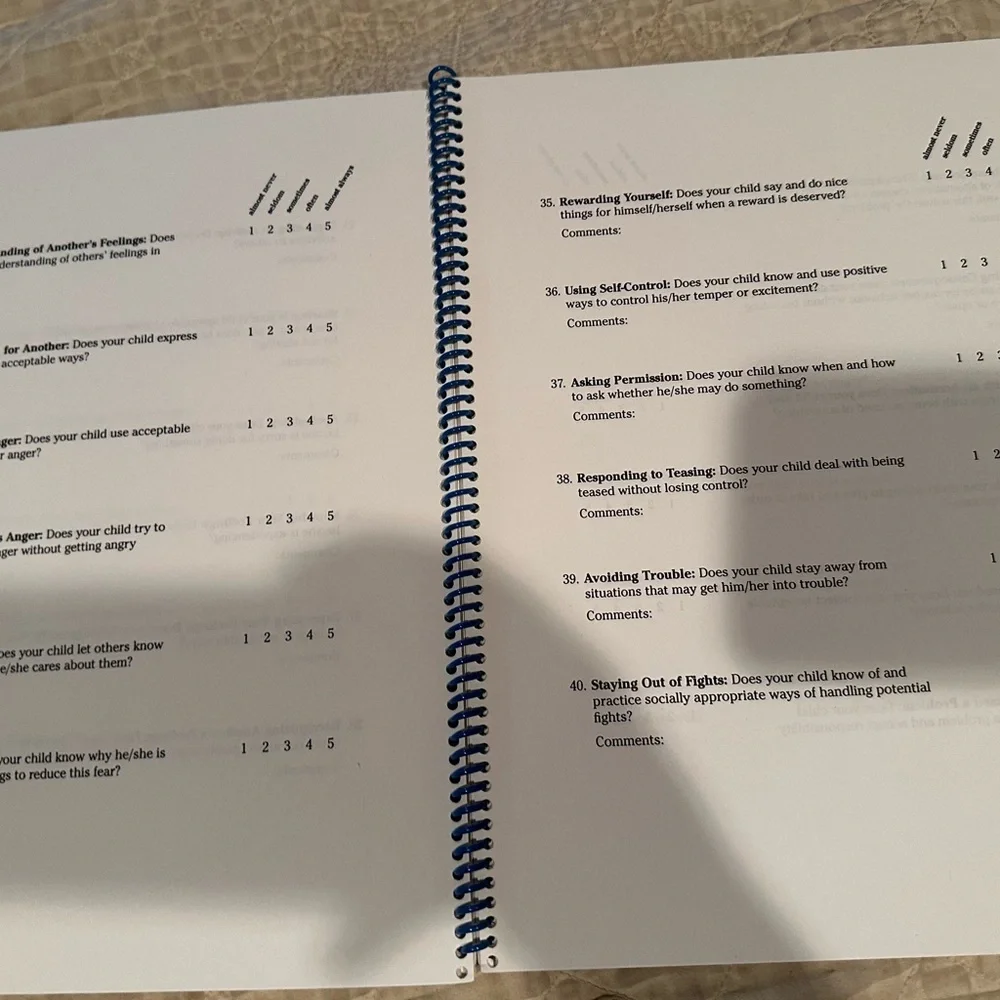 Skillstreaming- Program Forms Book - Picture 5 of 10